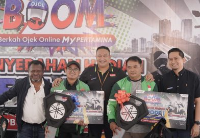 Loyal Gunakan MyPertamina, Dua Driver Ojol Balikpapan Raih Yamaha Lexi