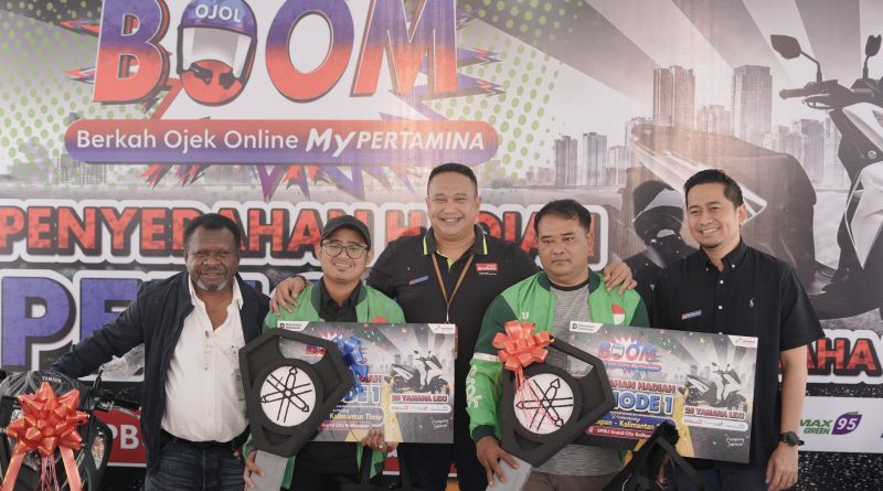 Loyal Gunakan MyPertamina, Dua Driver Ojol Balikpapan Raih Yamaha Lexi