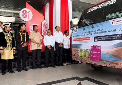 Pertamina Patra Niaga Salurkan LPG ke Mahakam Ulu di Tengah Surutnya Sungai Mahakam