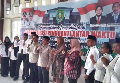 Sembilan Anggota BPD PAW di Kaliorang Resmi Dilantik