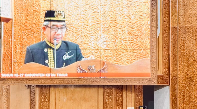 Pidato Ardiansyah Tegaskan, HUT ke-27 Kutim Dorong Infrastruktur dan Daya Saing Daerah
